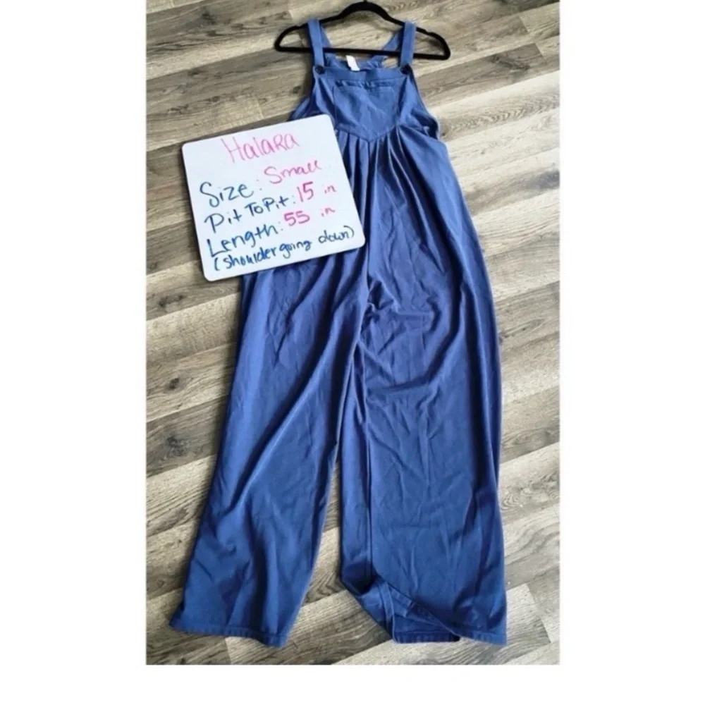 HALARA Navy Wide Leg Jumpsuit - Picture 11 of 12